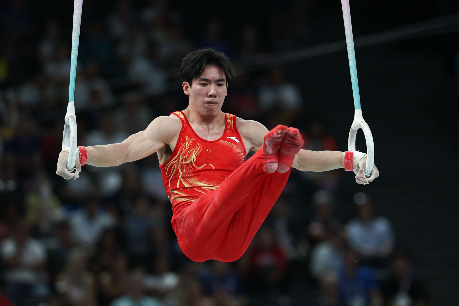 体操团体决赛中国队表现出色,夺得金牌 体操团体决赛中国队表现出色,夺得金牌